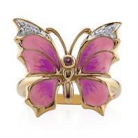 Bague en argent et Grenat Rhodolite