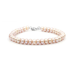 Bracelet en argent et Perle de culture d'eau douce (TPC)