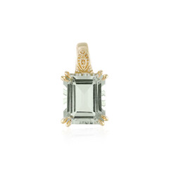 Pendentif en argent et Améthyste verte