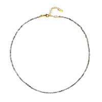 Collier en argent et Diamant couleur argent
