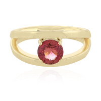 Bague en or et Tourmaline néon du Nigeria (AMAYANI)
