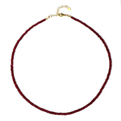Collier en argent et Rubis