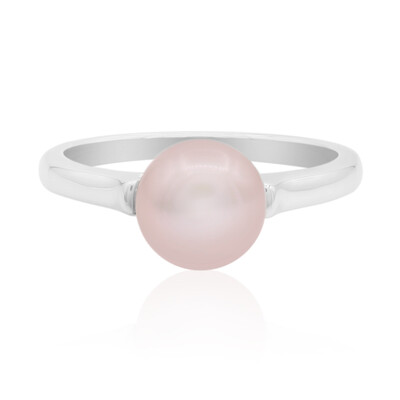 Bague en argent et Perle de culture d'eau douce