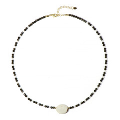 Collier en argent et Chrysoprase Citron