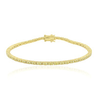 Bracelet en or et Diamant jaune canari SI1