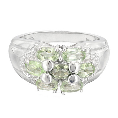Bague en argent et Tourmaline Paraïba