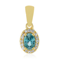 Pendentif en argent et Zircon de Ratanakiri