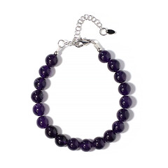 Bracelet en argent et Améthyste