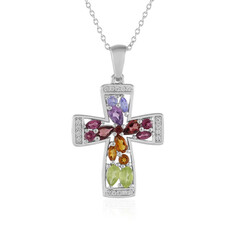 Collier en argent et Citrine Madère