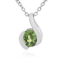 Collier en argent et Démantoïde de Russie