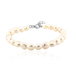Bracelet en argent et Perle de culture d'eau douce (TPC)