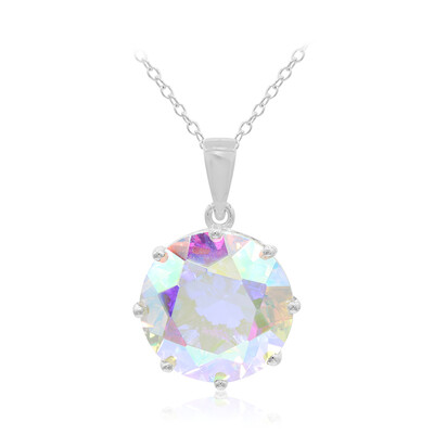 Collier en argent et Quartz Rayon de Lune