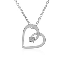 Collier en argent et Diamant I4 (J)