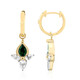 Boucles d'oreilles en or et Tourmaline verte du Brésil (Remy Rotenier)