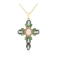 Collier en argent et Opale Welo