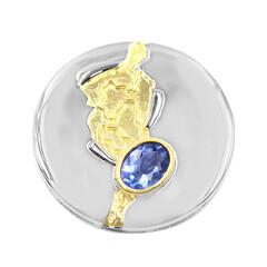 Pendentif en argent et Fluorite à couleur changeante
