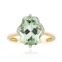 Bague en or et Améthyste verte (CIRARI)