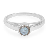 Bague en argent et Spectrolite