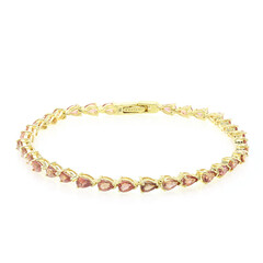 Bracelet en or et Saphir Padparadscha non chauffé (AMAYANI)