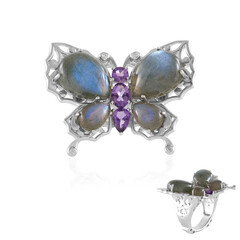 Bague en argent et Labradorite (Dallas Prince Designs)