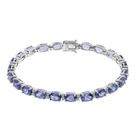 Bracelet en or et Tanzanite AAA (CIRARI)