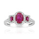 Bague en or et Rubis AAA du Mozambique (CIRARI)