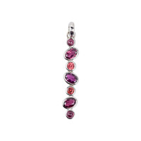 Pendentif en argent et Grenat Rhodolite