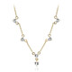 Collier en argent et Topaze blanche