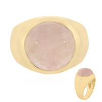 Bague en argent et Quartz rose de Saver