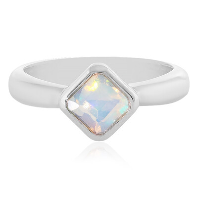 Bague en argent et Opale Welo