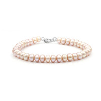 Bracelet en argent et Perle de culture d'eau douce (TPC)