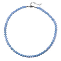 Collier en argent et Angélite