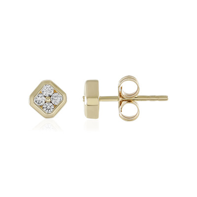 Boucles d'oreilles en or et Diamant I2 (I)
