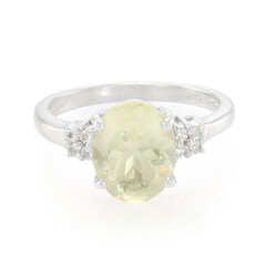 Bague en argent et Orthose