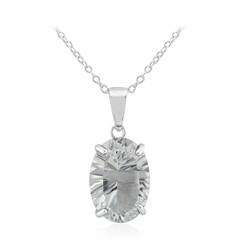 Collier en argent et Topaze blanche