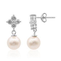 Boucles d'oreilles en argent et Perle de culture d'eau douce