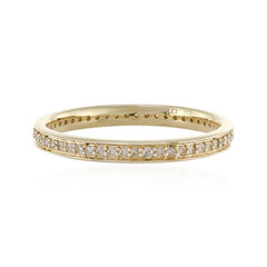 Bague en or et Diamant chocolat I1