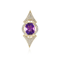 Pendentif en or et Améthyste du Maroc (de Melo)