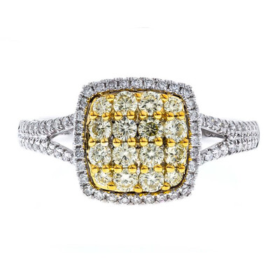 Bague en or et Diamant SI2 jaune (CIRARI)
