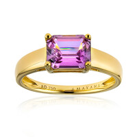 Bague en or et Diaspora rose (AMAYANI)