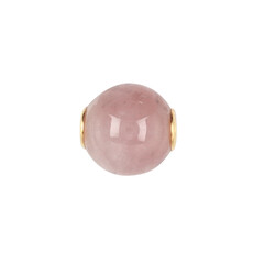 Pendentif en argent et Quartz rose