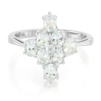 Bague en argent et Tourmaline Paraïba