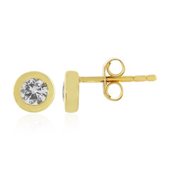 Boucles d'oreilles en or et Zircon