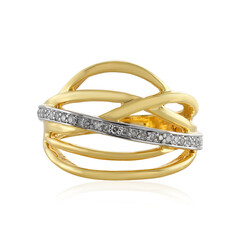 Bague en argent et Diamant I4 (J)