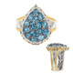 Bague en argent et Aigue-marine (Gems en Vogue)
