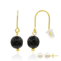 Boucles d'oreilles en argent et Perle de culture d'eau douce