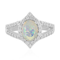 Bague en argent et Opale Welo