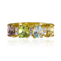 Bague en argent et Améthyste