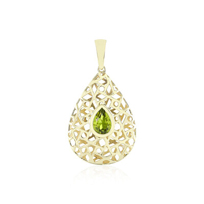Pendentif en or et Péridot (Ornaments by de Melo)