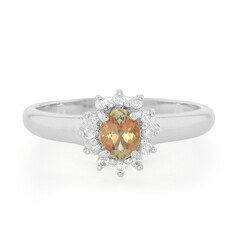 Bague en argent et Andalousite